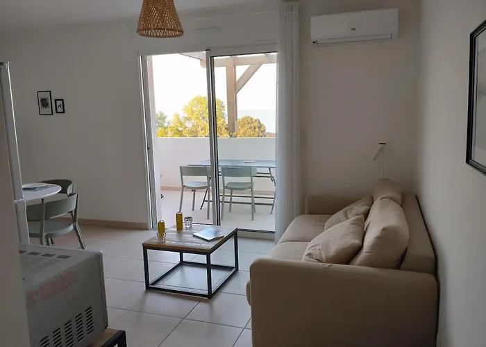 T3 Corse Vue Mer. Pieds Dans L'eau N164 *